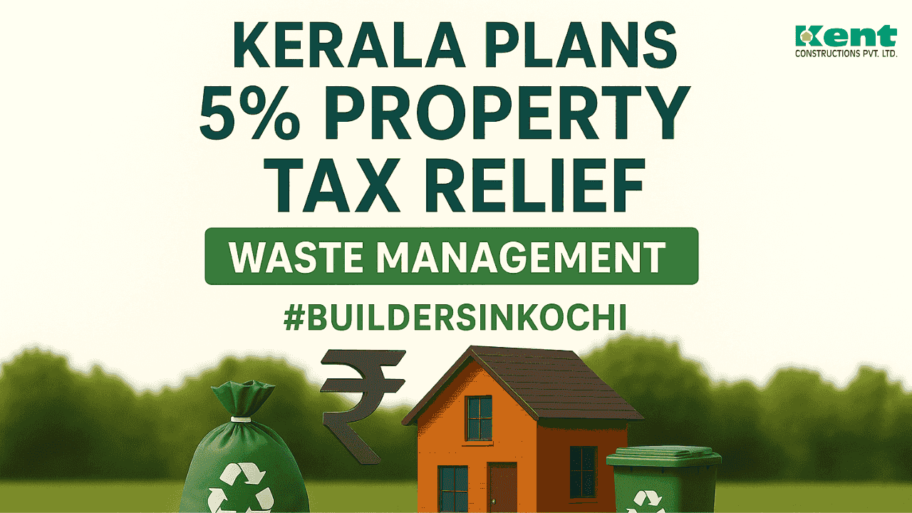 Kerala Plans 5% Property Tax Relief for Waste Management | Builders in Kochi Benefit