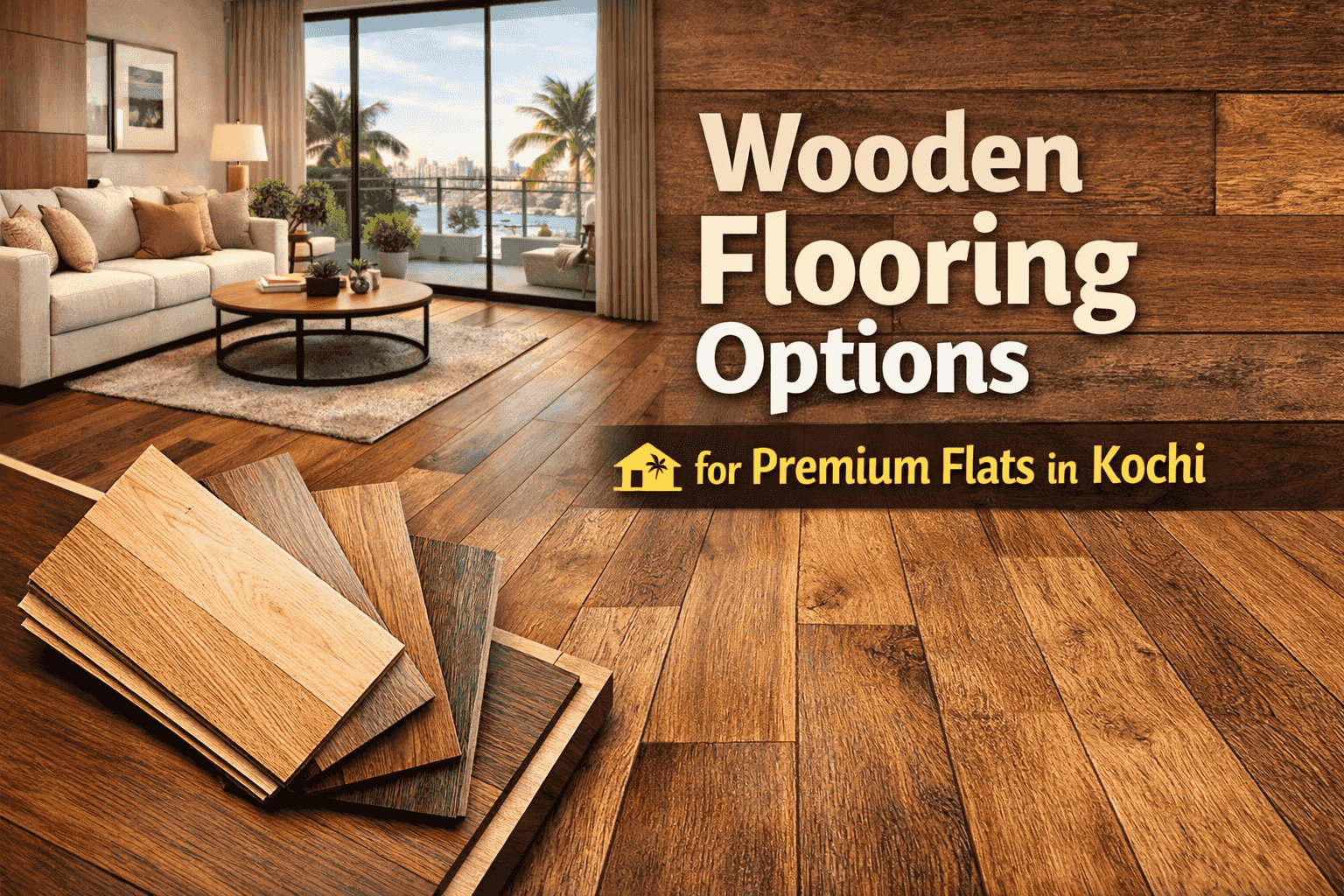 Wooden Flooring Options for Premium Flats in Kochi