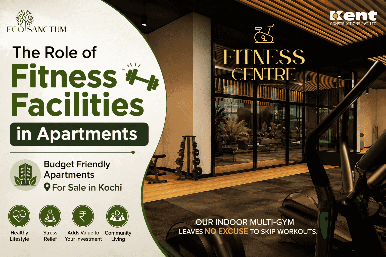 The Role of Fitness Facilities in Apartments: Budget Friendly Apartments For Sale in Kochi
