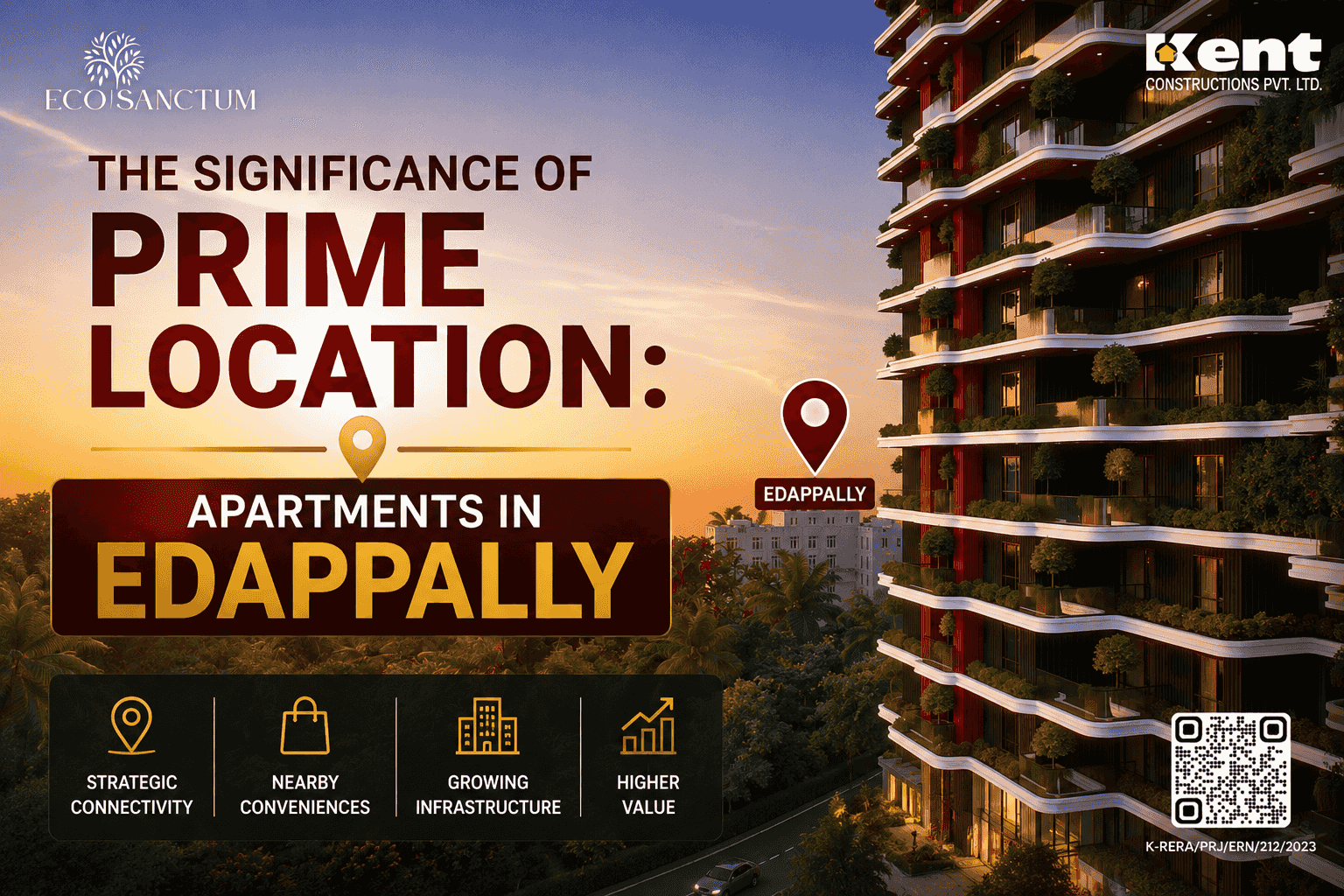 The Significance of Prime Location: Apartments in Edappally