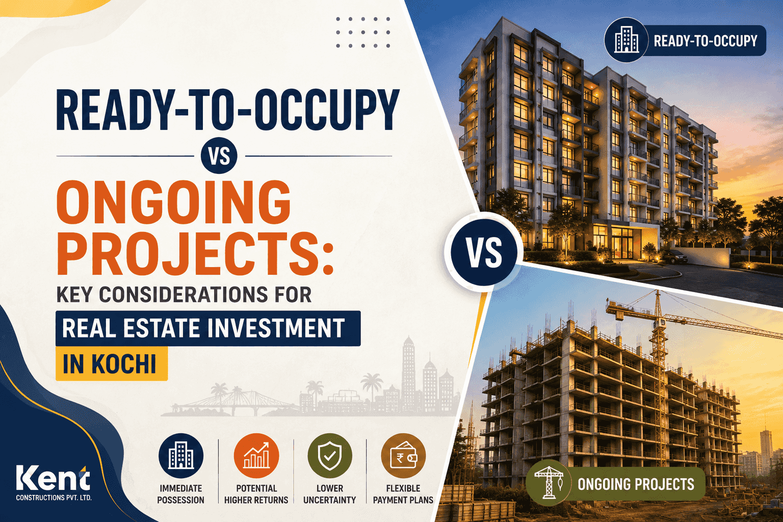 Ready-to-Occupy vs Ongoing Projects: Key Considerations for Real Estate Investment in Kochi