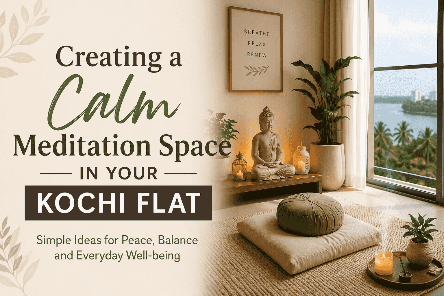 Creating a Calm Meditation Space in Your Kochi Flat