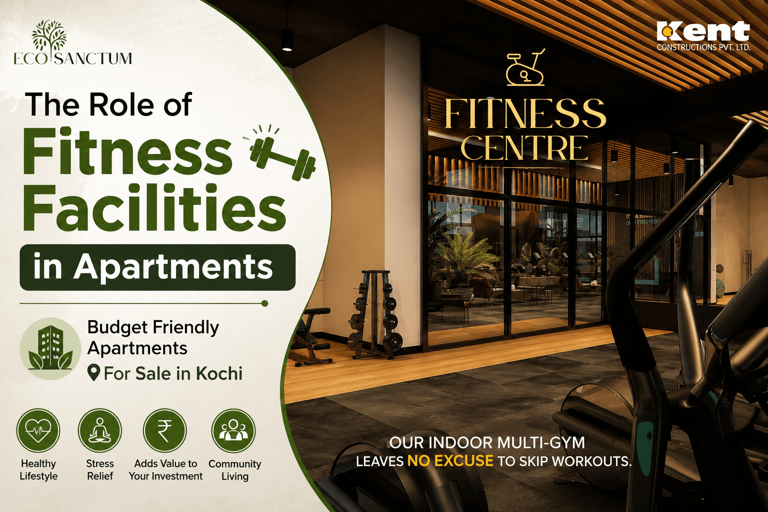 The Role of Fitness Facilities in Apartments: Budget Friendly Apartments For Sale in Kochi