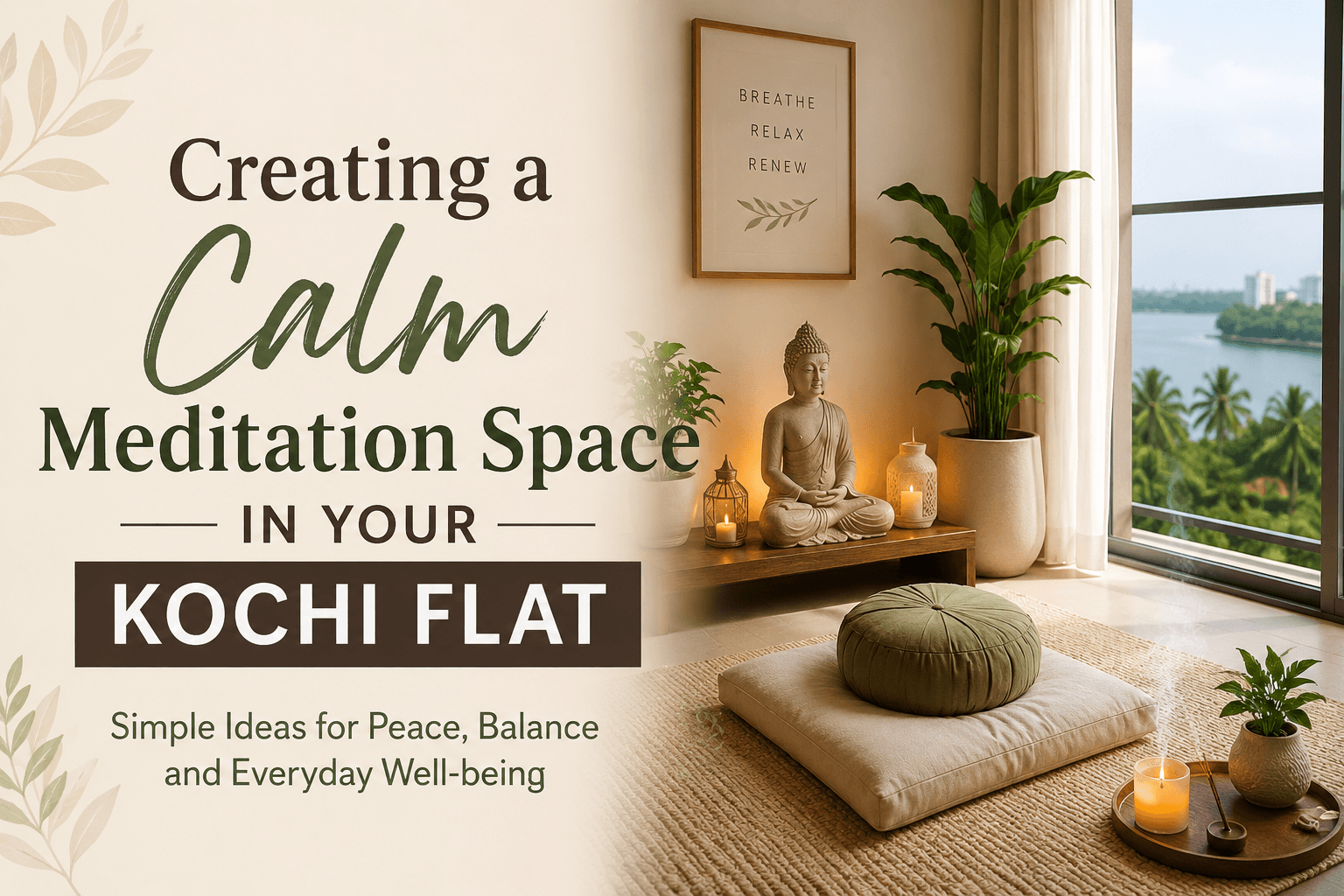 Creating a Calm Meditation Space in Your Kochi Flat