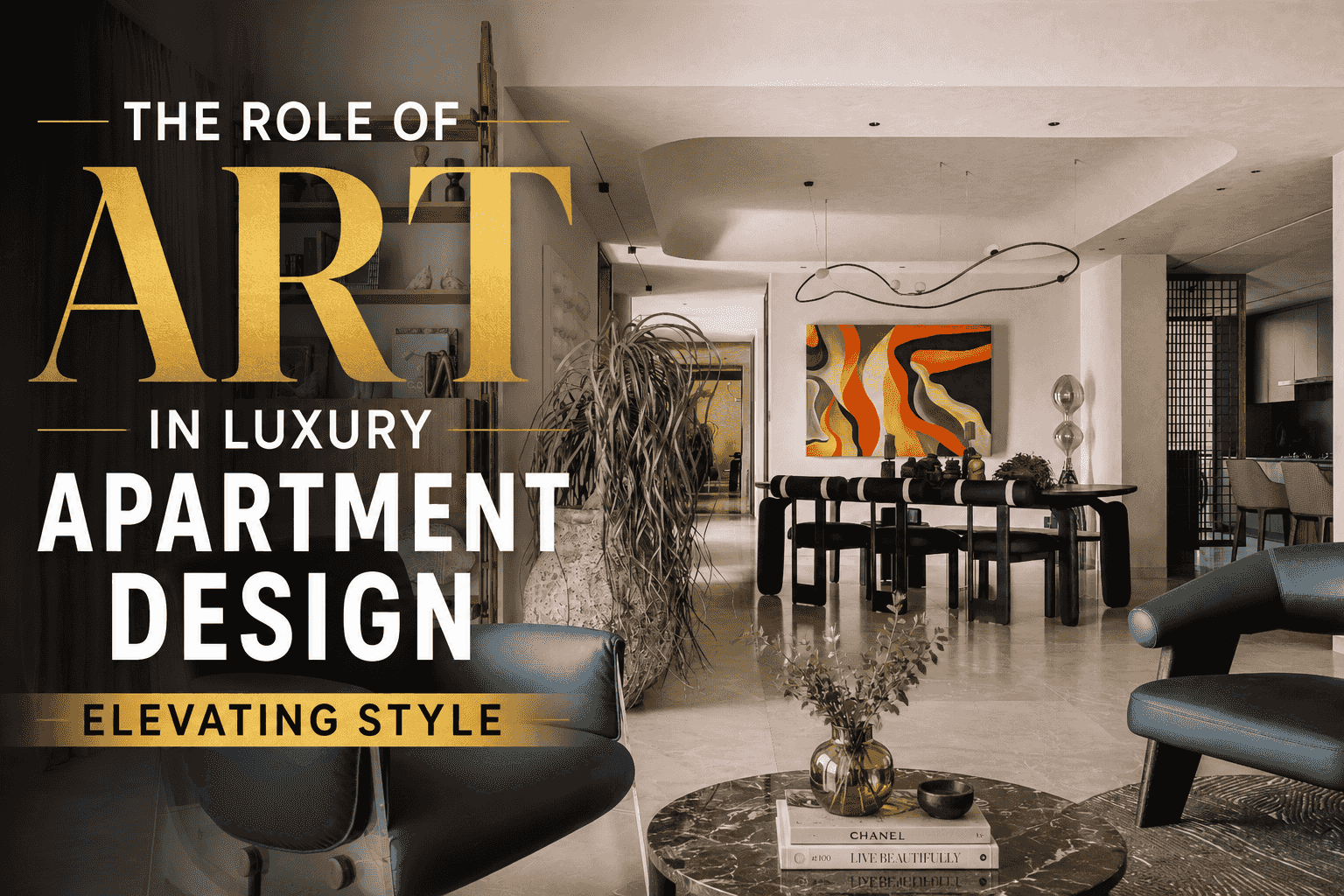 Elevate Your Space: Art in Luxury Apartment Design